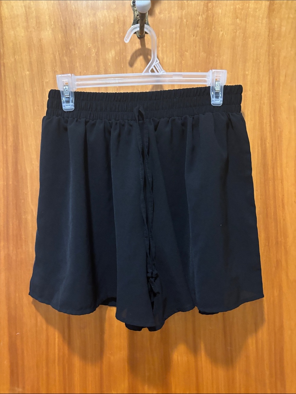 ⭐ 3 for $15
Women's Black Drawstring Skort with Elastic Waist